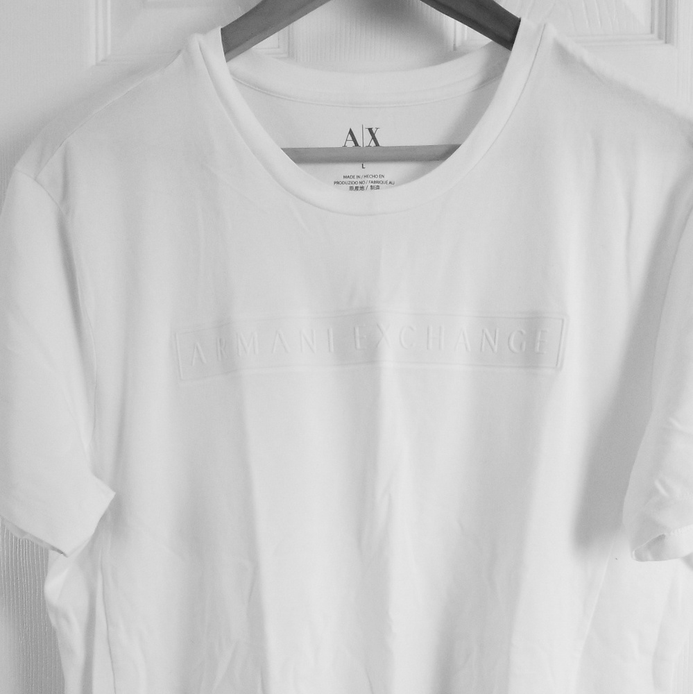 ARMANI  EXCHANGE RELIEF SHIRT (WHITE)